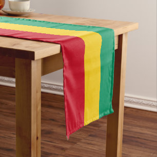 Chemin De Table Court Drapeau de Guinée