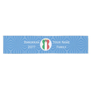 Chemin De Table Court Drapeau de l'ange italien pour Hanoucca