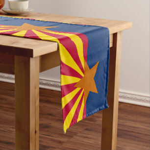 Chemin De Table Court Drapeau de l'Arizona & Sports décoration de la mai
