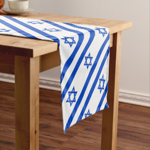 Chemin De Table Court Drapeau de l'état d'Israël