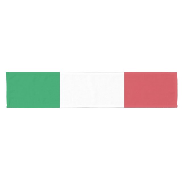 Chemin De Table Court Drapeau de l'Italie (Horizontal)