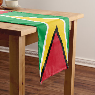 Chemin De Table Court Drapeau du Guyana & Sports décoration de la maison