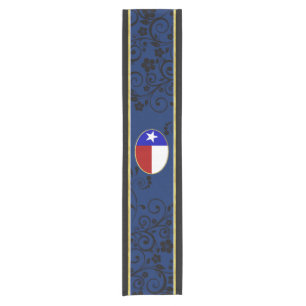 Chemin De Table Court Drapeau du Texas