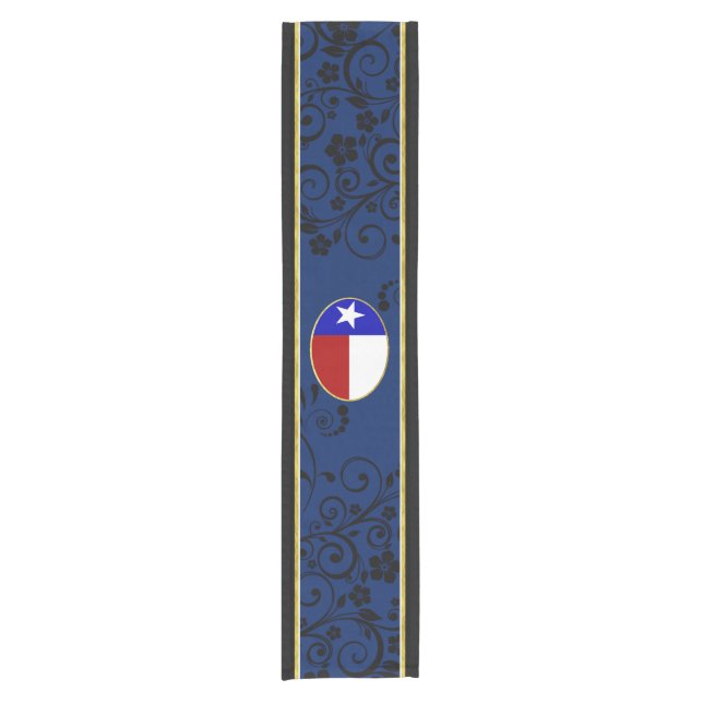 Chemin De Table Court Drapeau du Texas (Devant)