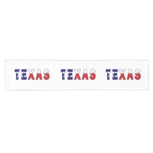 Chemin De Table Court Drapeau du Texas