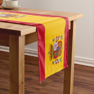 Chemin De Table Court Drapeau espagnol & Fans de sport maison / Espagne