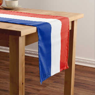 Chemin De Table Court drapeau français