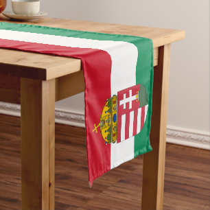 Chemin De Table Court Drapeau hongrois & Sports décoration de la maison