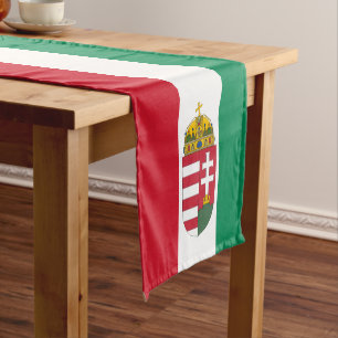 Chemin De Table Court Drapeau hongrois & Sports décoration de la maison