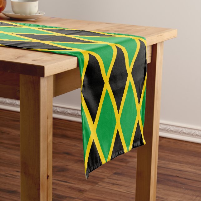 Chemin De Table Court Drapeau jamaïcain & Table de décoration de maison  (In Situ)