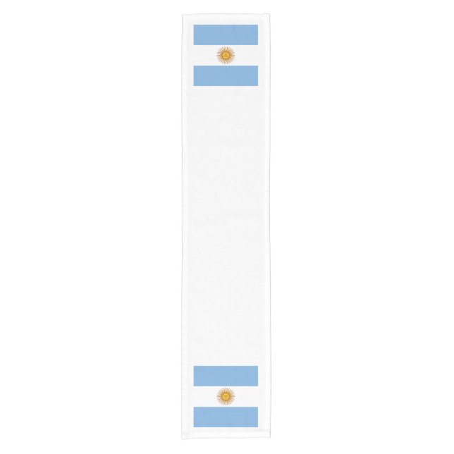 Chemin De Table Court Drapeau : L'Argentine (Devant)