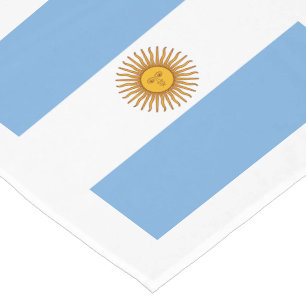 Chemin De Table Court Drapeau : L'Argentine