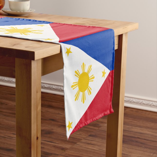 Chemin De Table Court Drapeau philippin, décoration d'une maison de supp (In Situ)