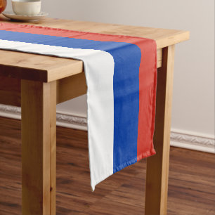 Chemin De Table Court Drapeau russe & décoration de la maison de ventila