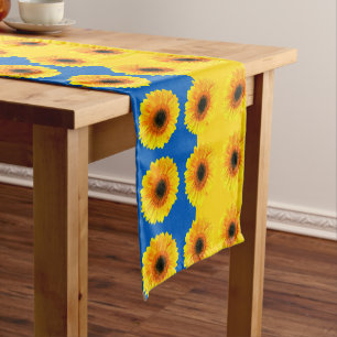 Chemin De Table Court Drapeau ukrainien & Tournesol Ukraine Accueil déco