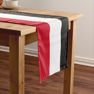 Chemin De Table Court Drapeau yéménite & Sports décoration de la fan hou