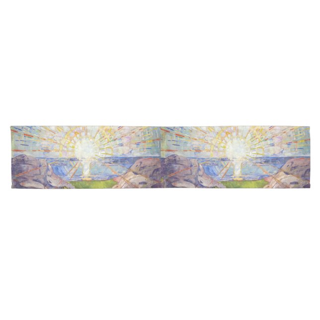 Chemin De Table Court Edvard Munch - Le Soleil 1911 (Horizontal)