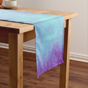 Chemin De Table Court effet nuage violet