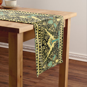 Chemin De Table Court Ere victorienne 1870 Art Nouveau Frieze Motif