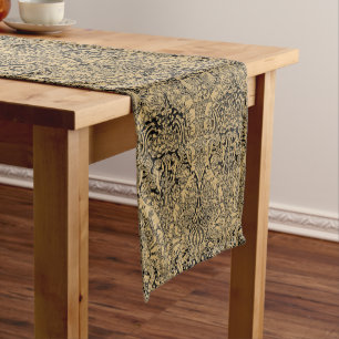 Chemin De Table Court Ere victorienne vintage Corona Vita par Walter Cra