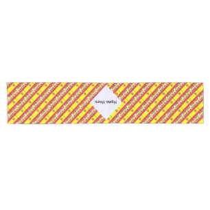 Chemin De Table Court Espagne Drapeau espagnol Carrelé personnalisé