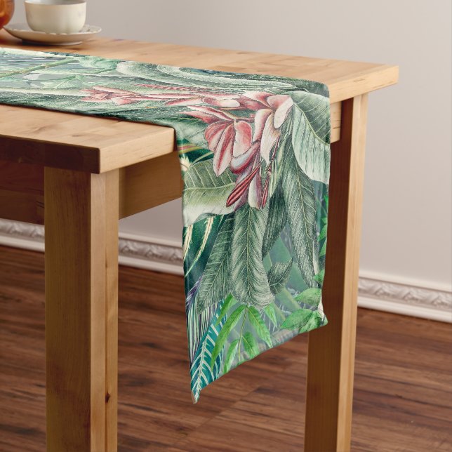 Chemin De Table Court Fantastique Rainforest Paradise Courte Table Runne (In Situ)