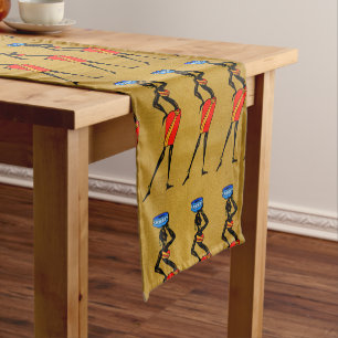 Chemin De Table Court Femmes de l'Afrique Table Runner