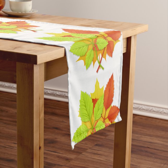 Chemin De Table Court Feuilles d'automne (In Situ)