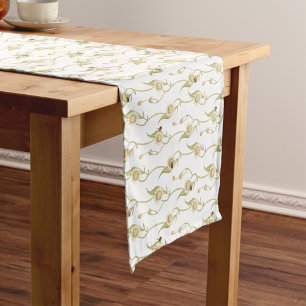 Chemin De Table Court Fleur sauvage Floral Baby to Bee