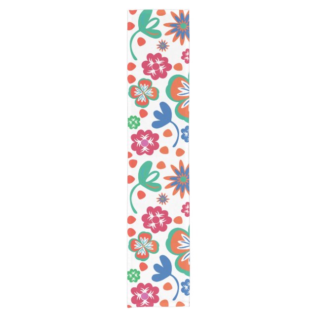 Chemin De Table Court Floral (Devant)