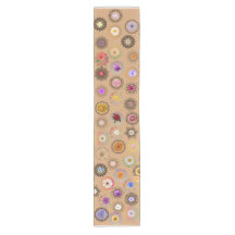 Floral Mandala Fusion: Elegant Table Runner