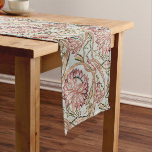 Chemin De Table Court Flowerpot Vintage William Morris 1878