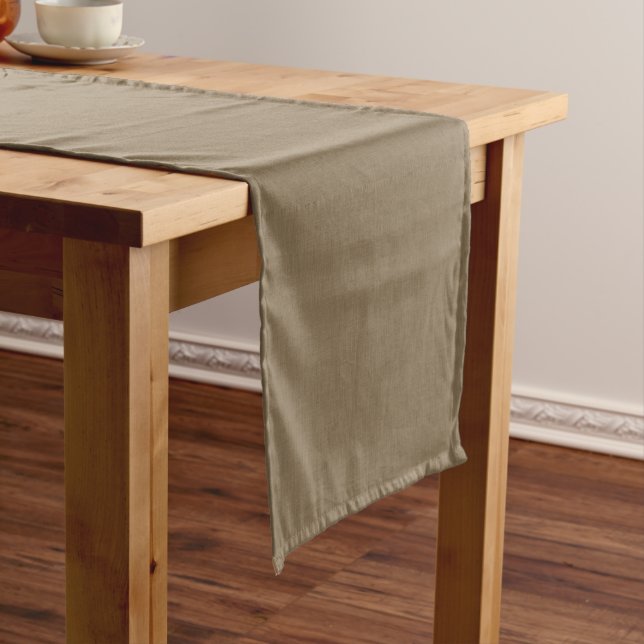 Chemin De Table Court Fond marron texturé calme & simple  (In Situ)