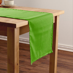 Chemin De Table Court Fond texturé vert citron calme et simple