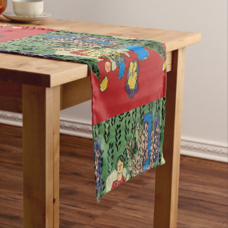 Chemin De Table Court Formes Abstraites, style Matisse, ajouter du texte