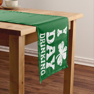 Chemin De Table Court Funny Saint Patricks Day Party St Pats Drôle Drôle