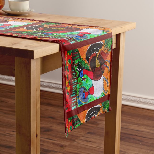 CHEMIN DE TABLE COURT GRÂCE À LA COURSE DE TABLE TURQUIE HABILLÉE (In Situ)