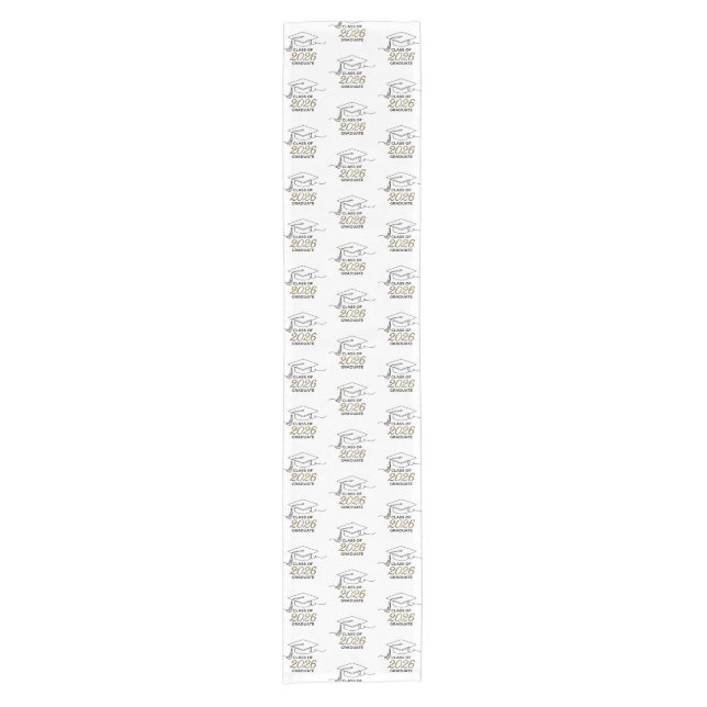 Chemin De Table Court Graduation Table Runner / Camino de Mesa (Devant)