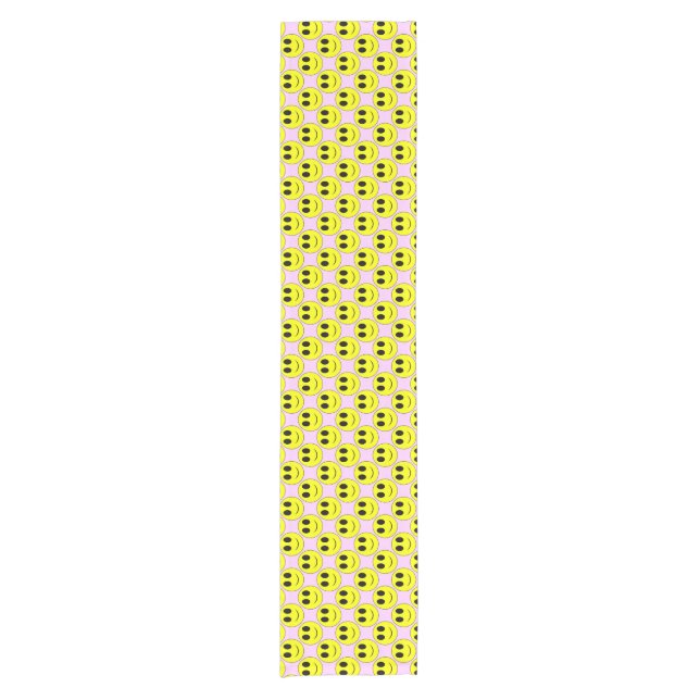 Chemin De Table Court Grand Allover jaune pâle violet-table Runner (Devant)