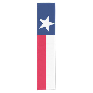 Chemin De Table Court Graphique dynamique de drapeau d'état du Texas su