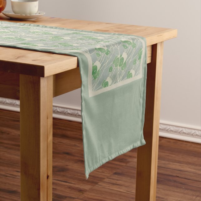 Chemin De Table Court Green Geometry 1915 Hannah Borger Overbeck (In Situ)