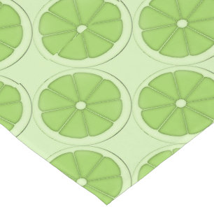 Chemin De Table Court Green Limes coureur de table design Home Decor