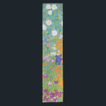 Chemin De Table Court Gustav Klimt - Jardin des fleurs<br><div class="desc">Jardin aux fleurs - Gustav Klimt en 1905-1907</div>