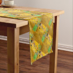 Chemin De Table Court Gustav Klimt le baiser<br><div class="desc">Le baiser peint par Gustav Klimt.</div>