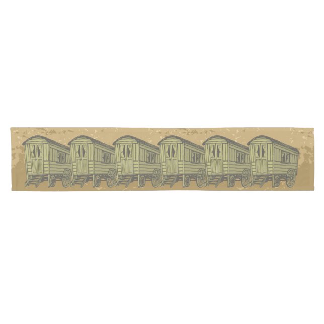 Chemin De Table Court Gypsy caravan (Horizontal)