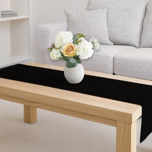 Chemin De Table Court Halloween noir gothique rustique simple