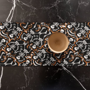 Chemin De Table Court Halloween ou Jour du Parti des Morts