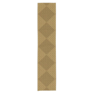 CHEMIN DE TABLE COURT HOUSSE DE COUVERTURE DE STYLE TISSÉ ARTISANAL VINT