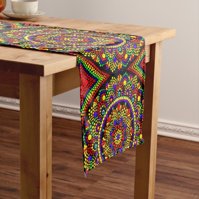 Chemin De Table Court Huichol Table Runner (In Situ)