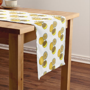 Chemin De Table Court Illustration de citron